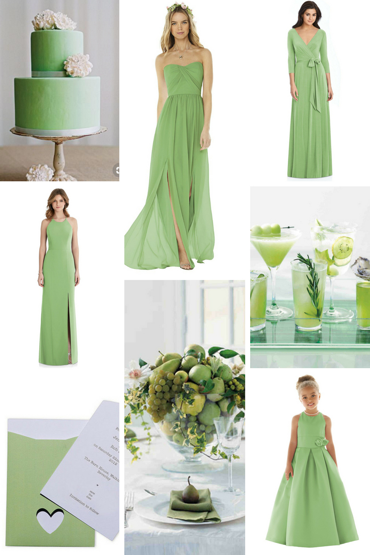 apple green wedding theme